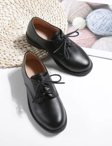 Pantofi casual cu șireturi Shein, negru