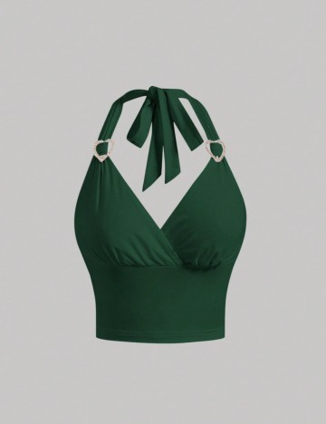 Top Shein, verde