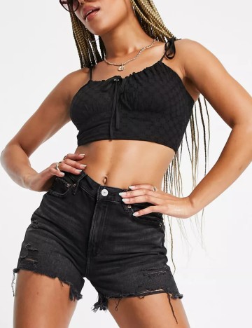 Top ASOS, negru