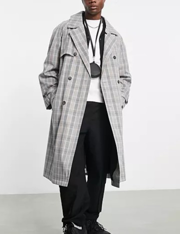 Trench ASOS, gri