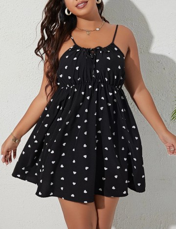 Rochie mini Shein Curve+, mix culori