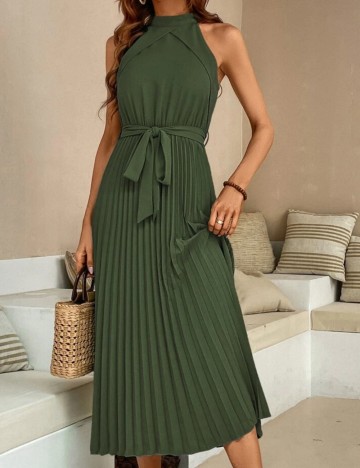 Rochie midi Shein, verde