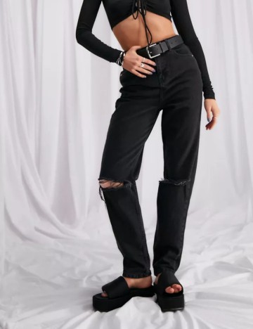 Jeans ASOS, negru