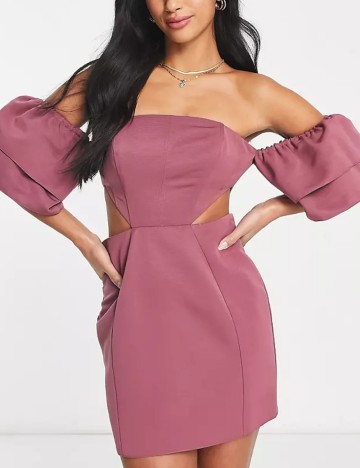 Rochie mini ASOS, mov