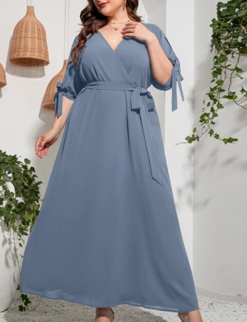 Rochie maxi Shein Curve+, albastru