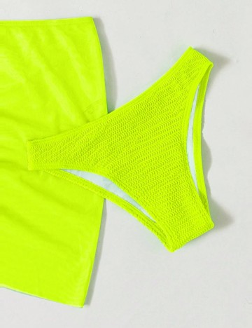 Slip Shein, galben neon