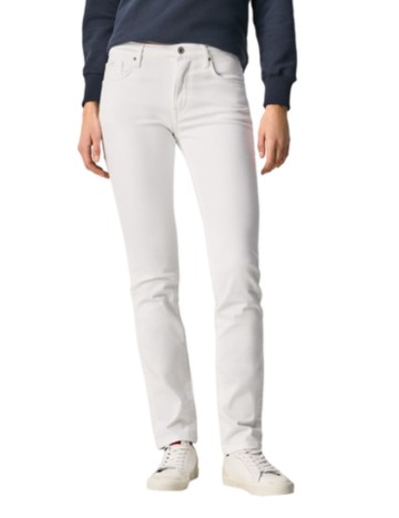 Jeans Pepe Jeans, alb