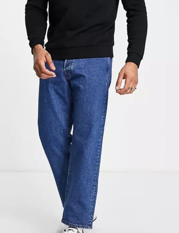 Jeans Selected, albastru