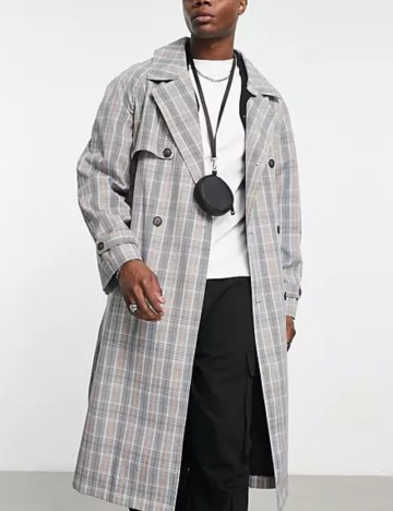 Trench ASOS, gri