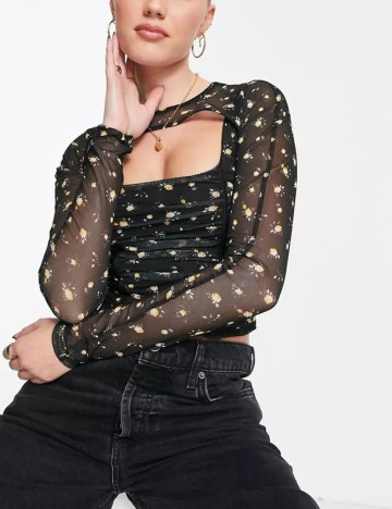 Set bolero și top ASOS, negru