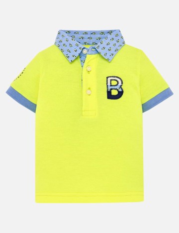 Tricou Mayoral, galben neon