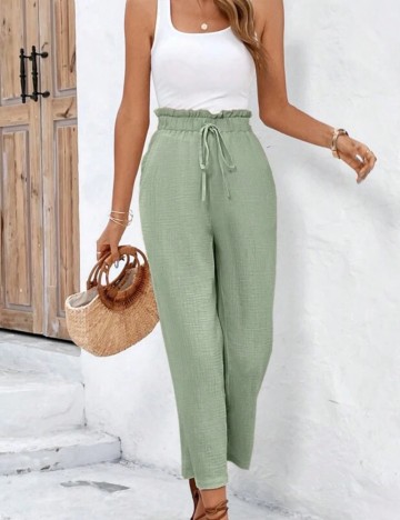 Pantaloni Shein, verde