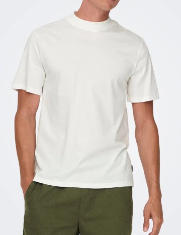 Tricou Only & Sons, alb