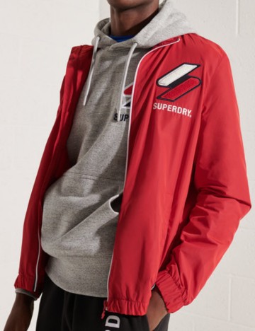 Jachetă de trening Superdry, roșu