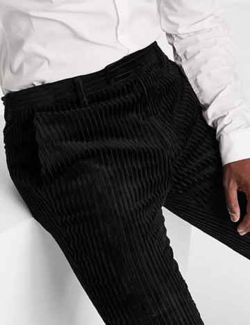 Pantaloni Topman, negru