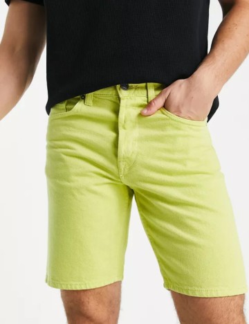 Pantaloni scurți de blugi Only & Sons, verde