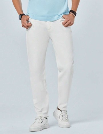 Jeans Shein, alb