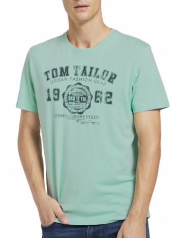 Tricou Tom Tailor, verde