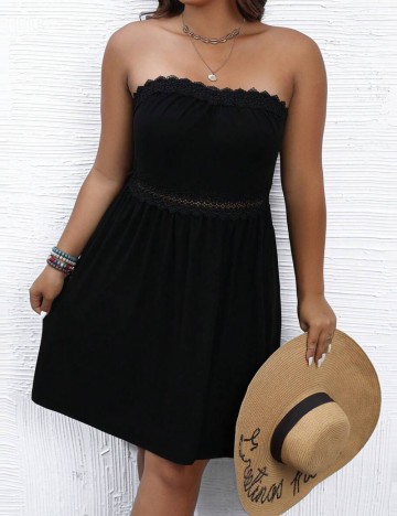 Rochie mini Shein Curve+, negru