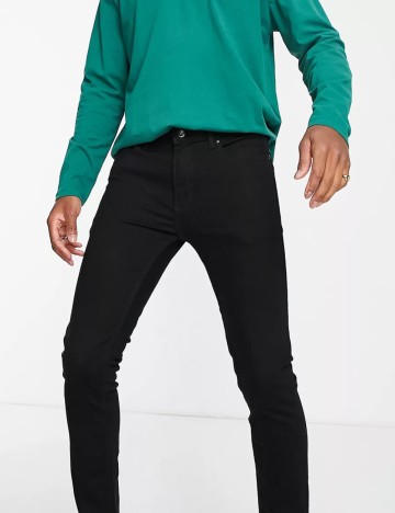 Jeans Topman, negru