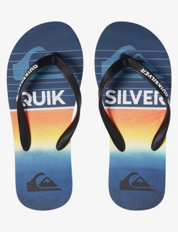 Șlapi Quiksilver, mix culori