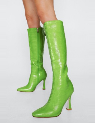 Cizme NASTY GAL, verde