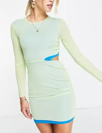 Rochie mini Topshop, verde