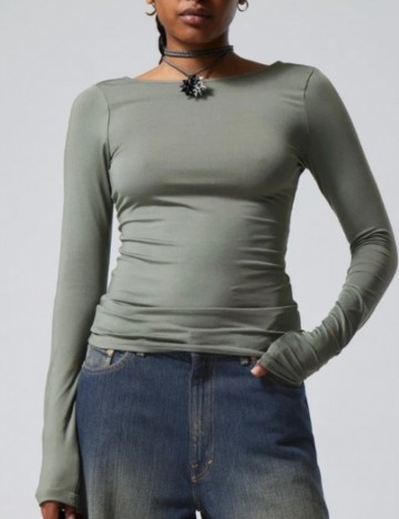 Bluză WEEKDAY, verde