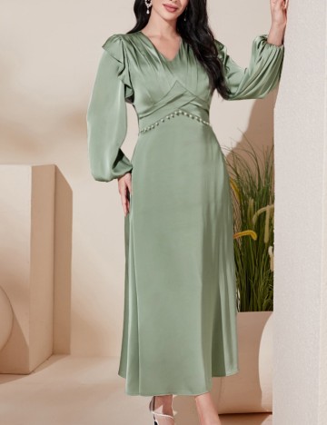 Rochie midi Shein, verde