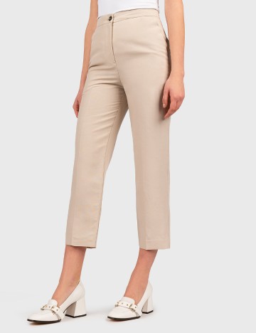 Pantaloni 3/4 TRUSSARDI, bej