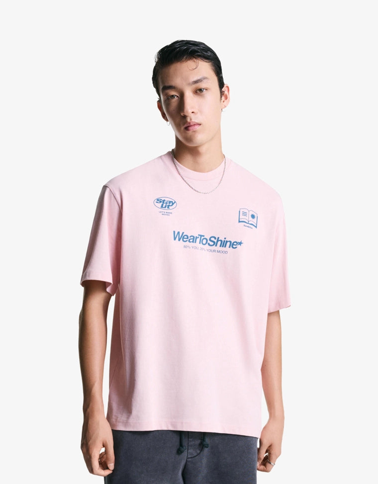 Tricou BERSHKA, roz