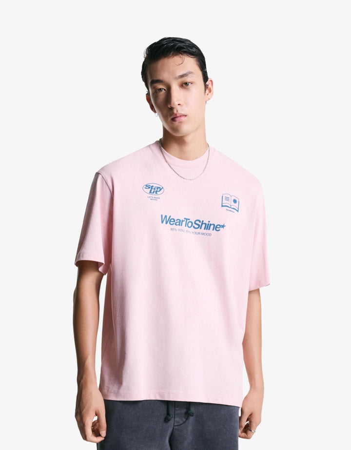 Tricou BERSHKA, roz