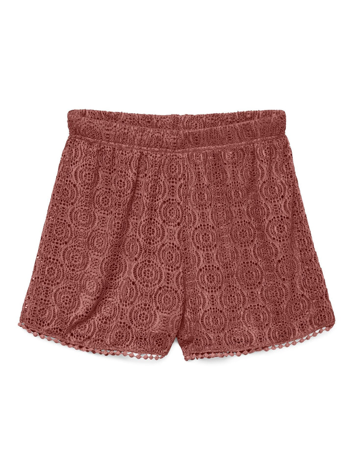 Pantaloni scurți VERO MODA, roșu