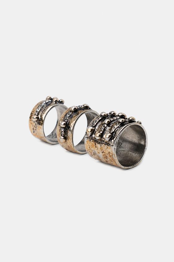 Set inele ZARA, mix culori