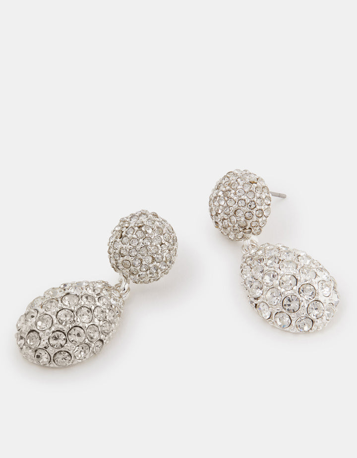 Cercei ACCESSORIZE, argintiu
