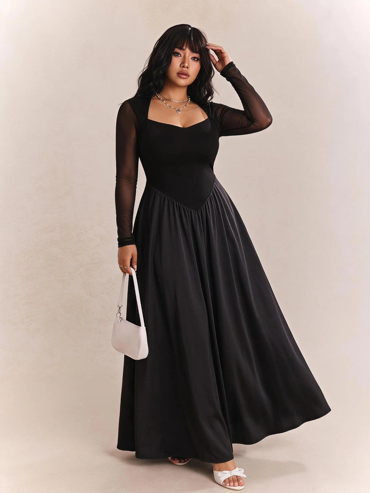 Rochie maxi SHEIN, negru