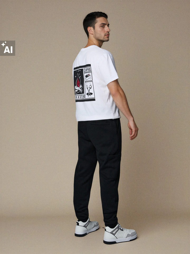 Pantaloni de trening SINSAY, negru