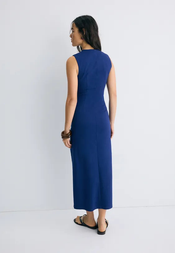 Rochie midi STRADIVARIUS, albastru