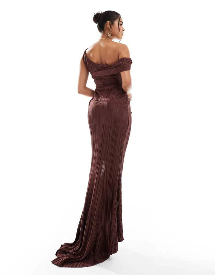 Rochie maxi ASOS, maro