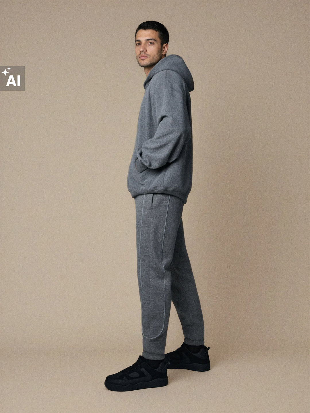 Pantaloni de trening SINSAY, gri