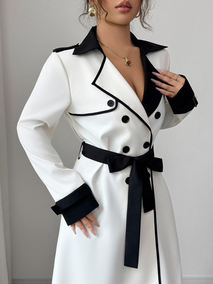 Trench SHEIN, mix culori