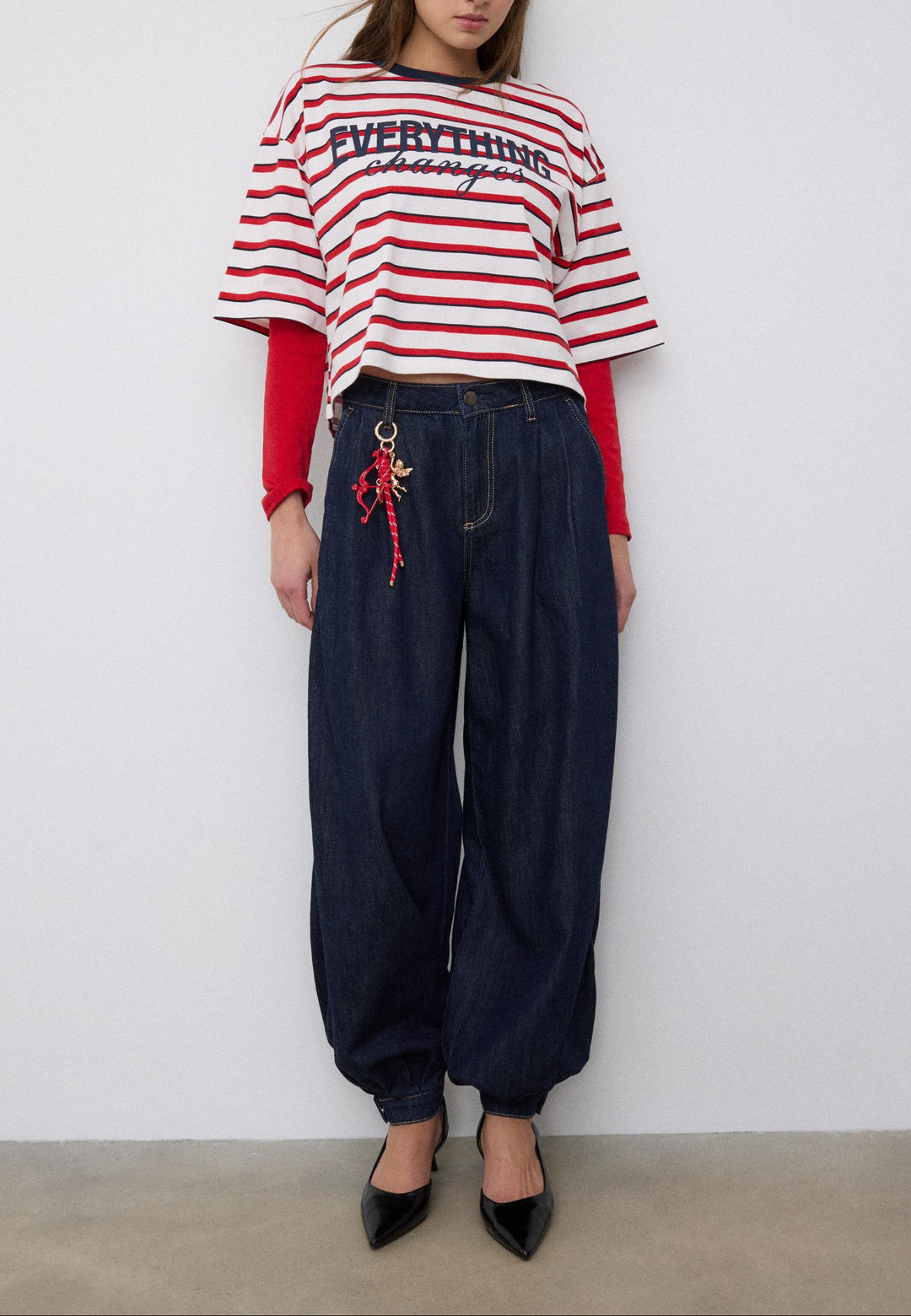 Tricou Stradivarius, mix culori