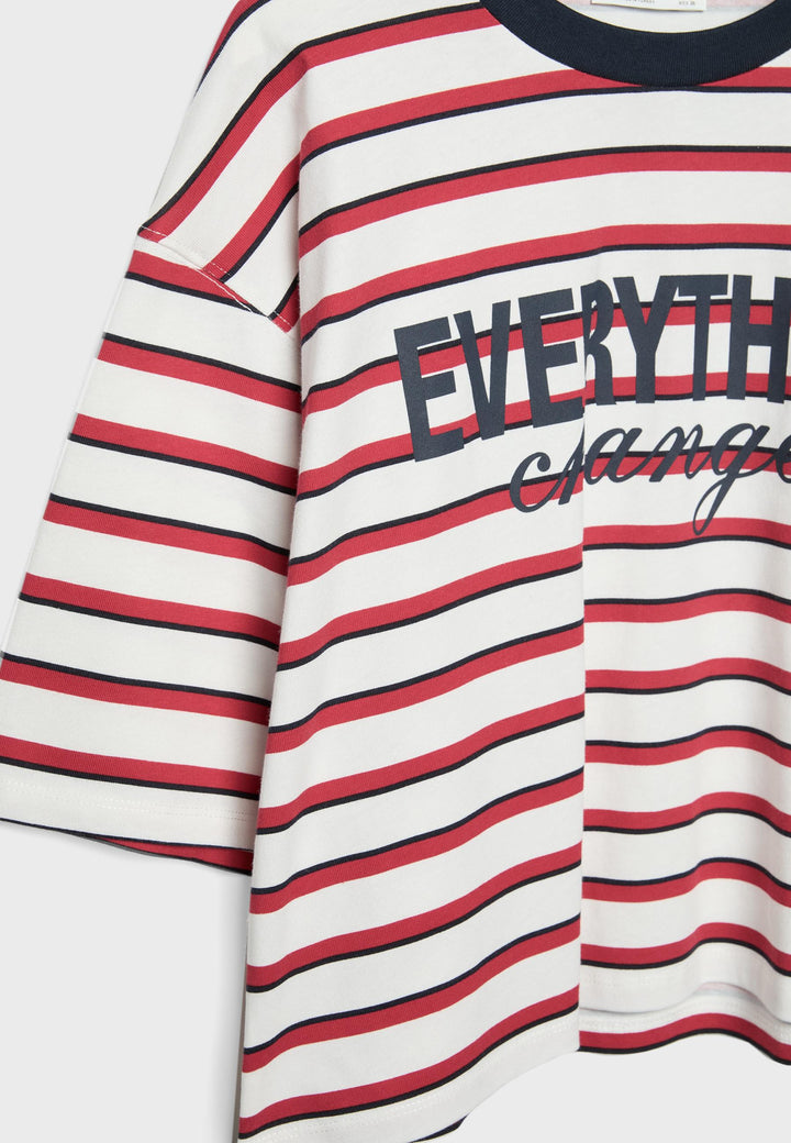 Tricou Stradivarius, mix culori