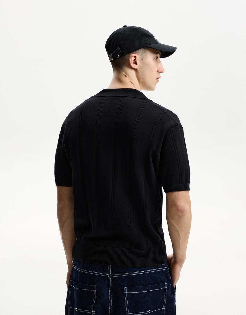 Tricou BERSHKA, negru