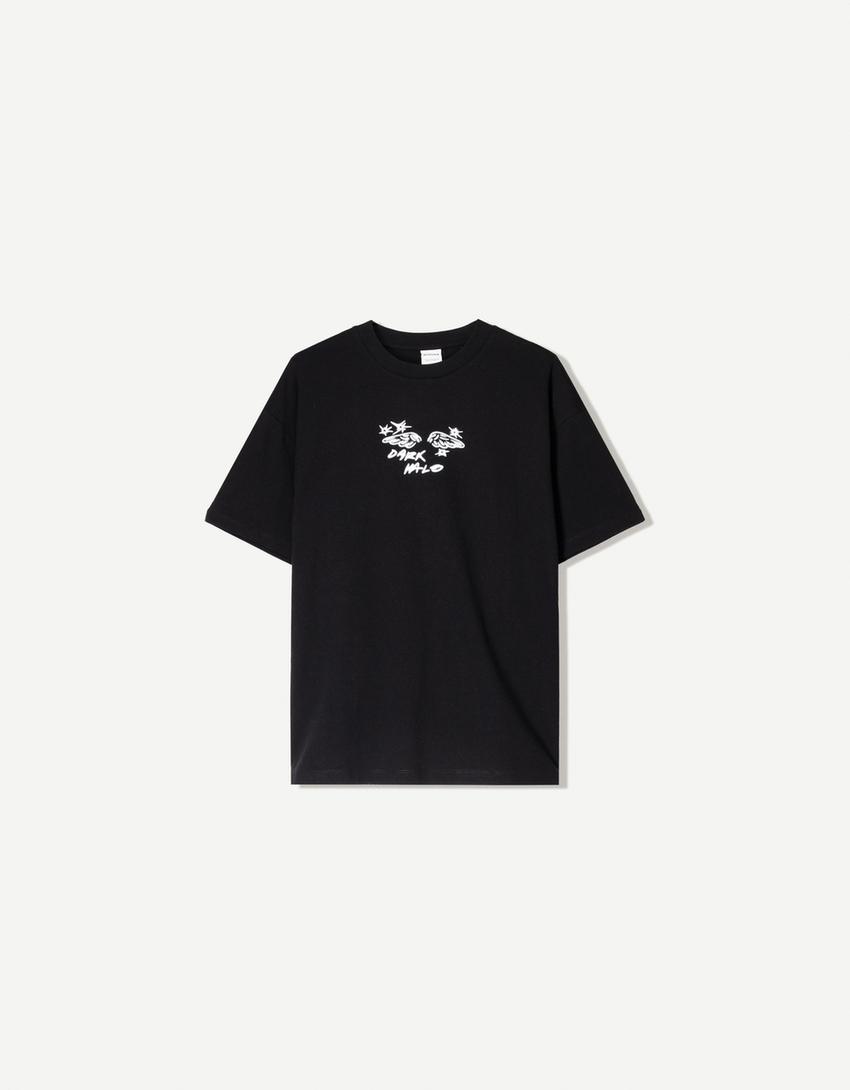 Tricou BERSHKA, negru