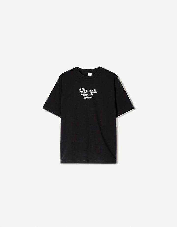 Tricou BERSHKA, negru