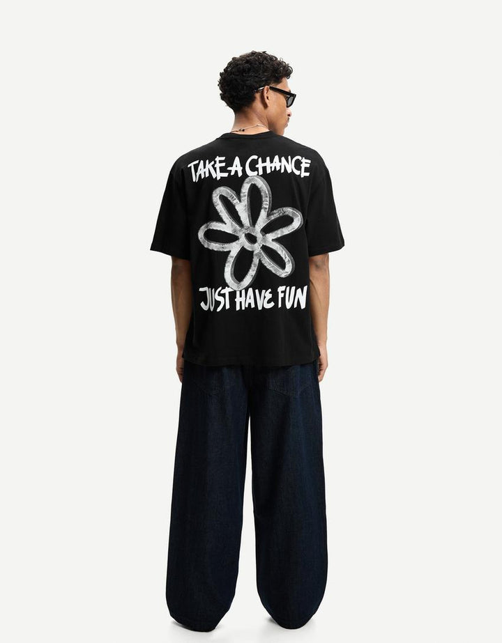 Tricou BERSHKA, negru