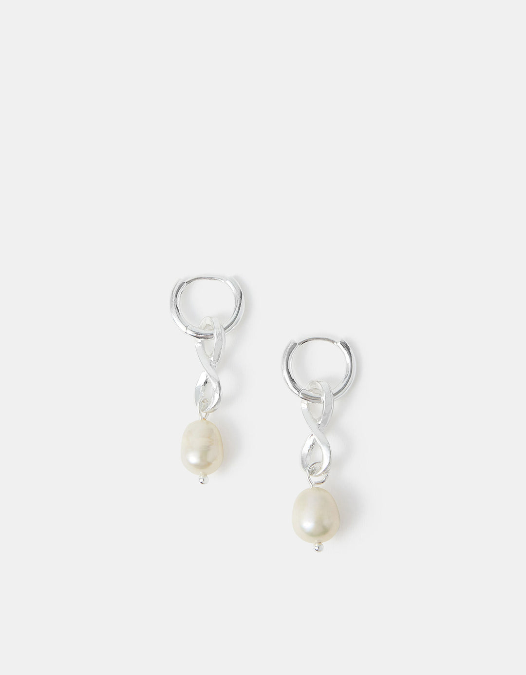 Cercei ACCESSORIZE, argintiu
