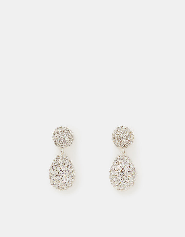 Cercei ACCESSORIZE, argintiu