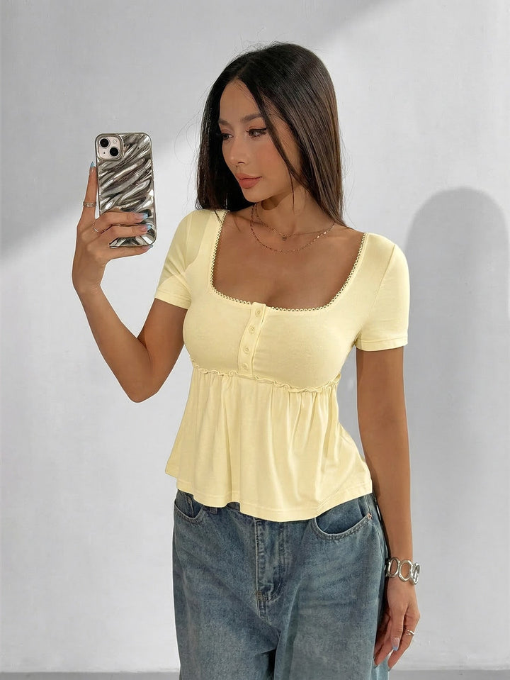 Tricou SHEIN, galben